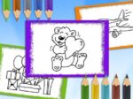 ספר אלקטרוני דיגיטלי צבע סרט אנימציה מגניב